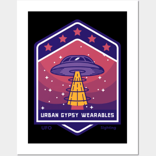 Urban Gypsy Wearable – UFO Sightings Posters and Art